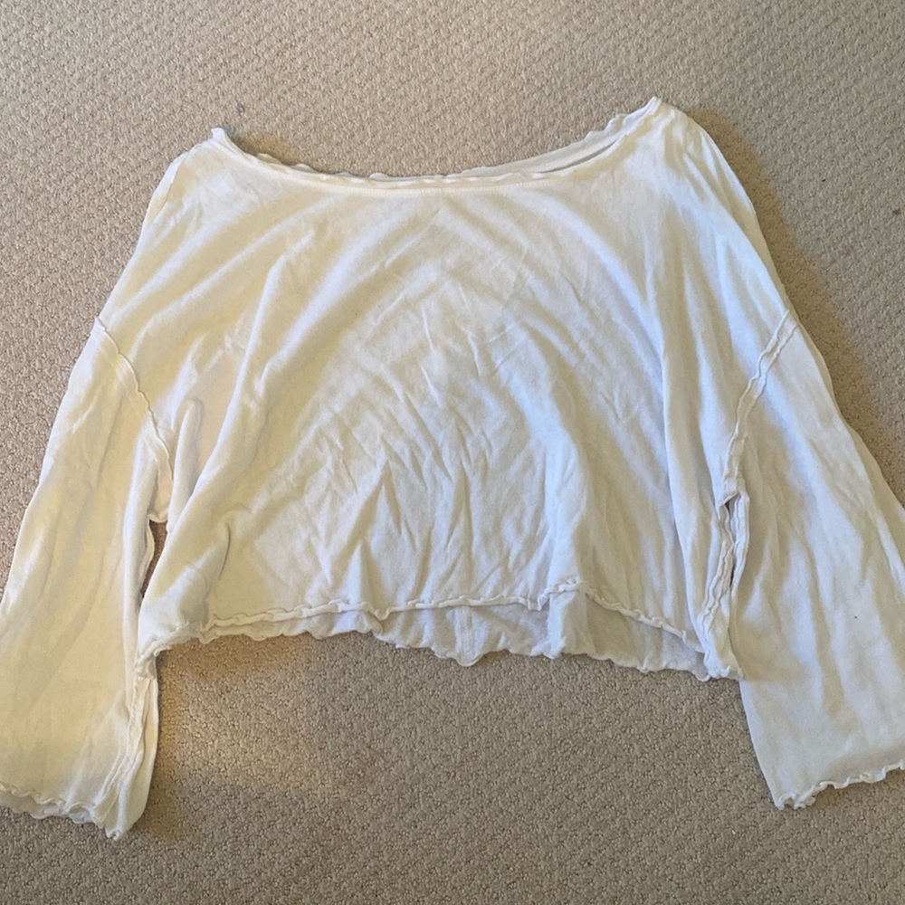 Free People we the free white flowy top